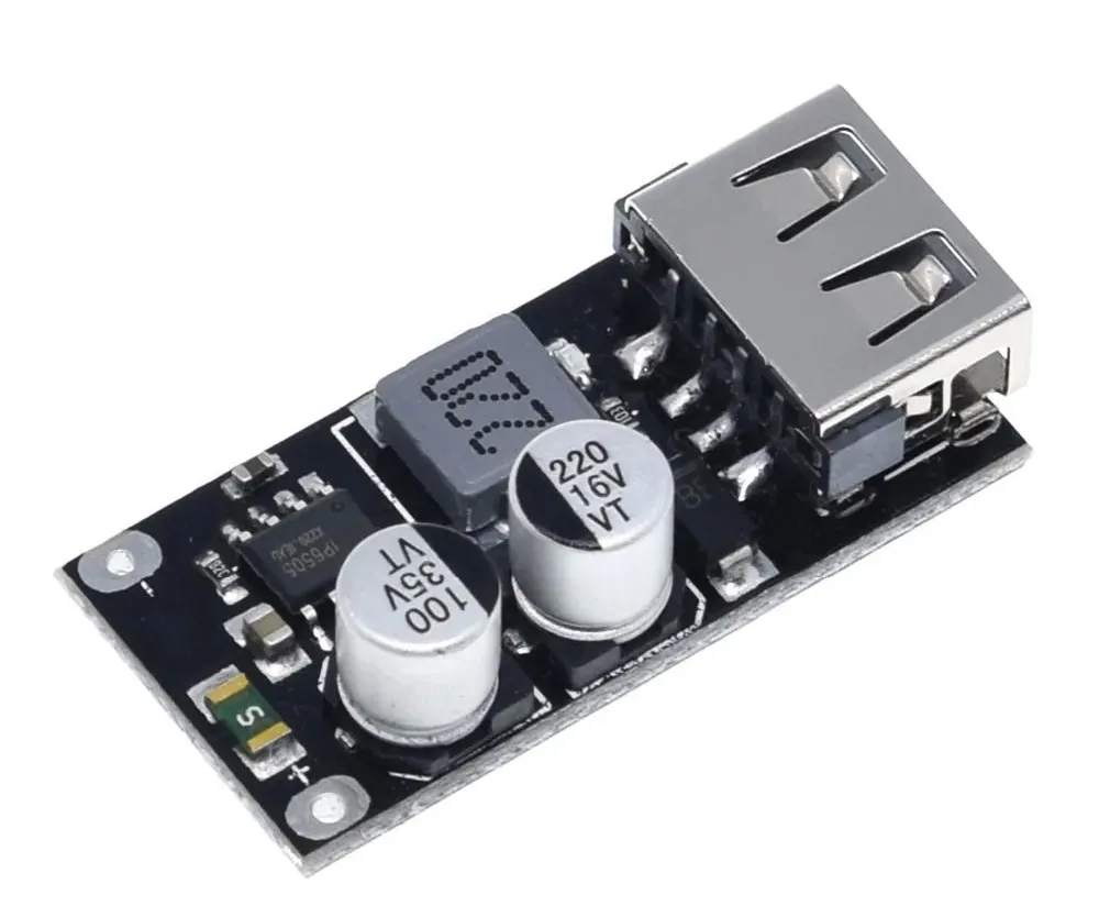 MH-KC24 표기 USB-A DC-DC 강압 베어 모듈 상세 이미지