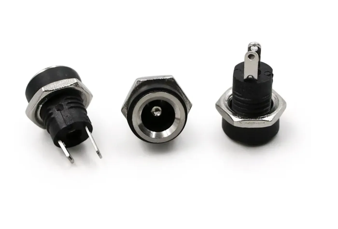 12V 3A DC 어댑터용 5.5mm x 2.1mm 패널 마운트 잭 커넥터 상세 이미지