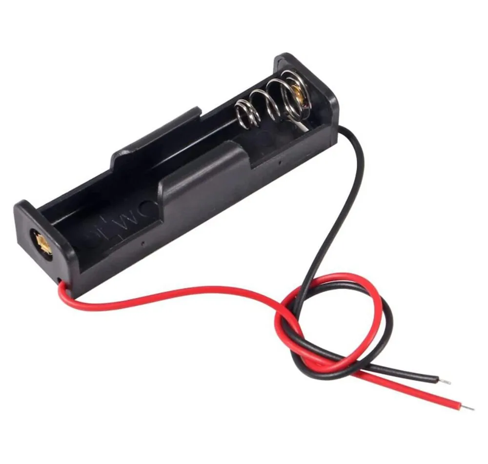 AA 배터리 홀더, 리드 와이어 포함, 1x1.5V, 1 솔트 AA 배터리 홀더 상세 이미지