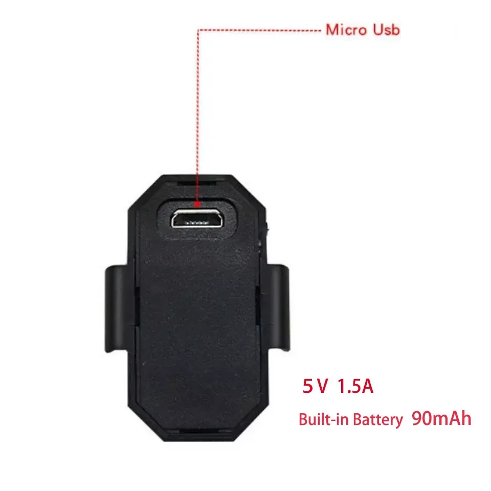USB 충전 7색 소형 LED 스트로브 점멸등 90mAh 상세 이미지