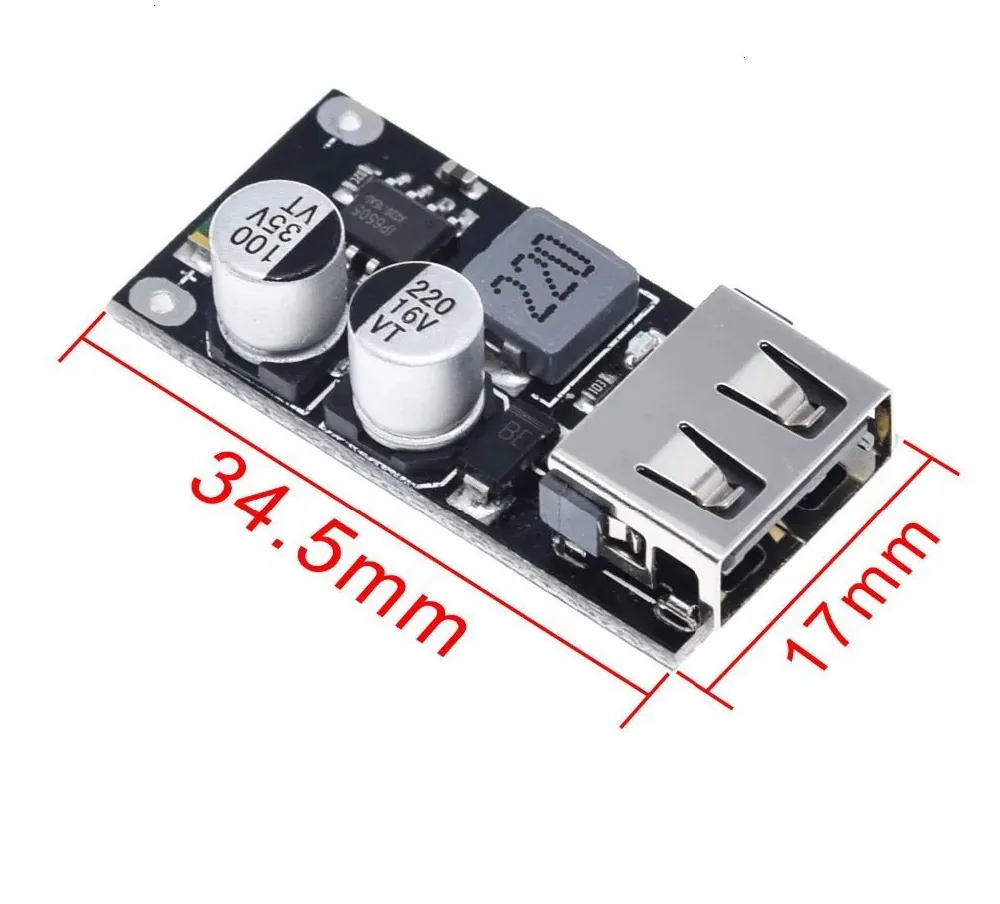 MH-KC24 표기 USB-A DC-DC 강압 베어 모듈 상세 이미지