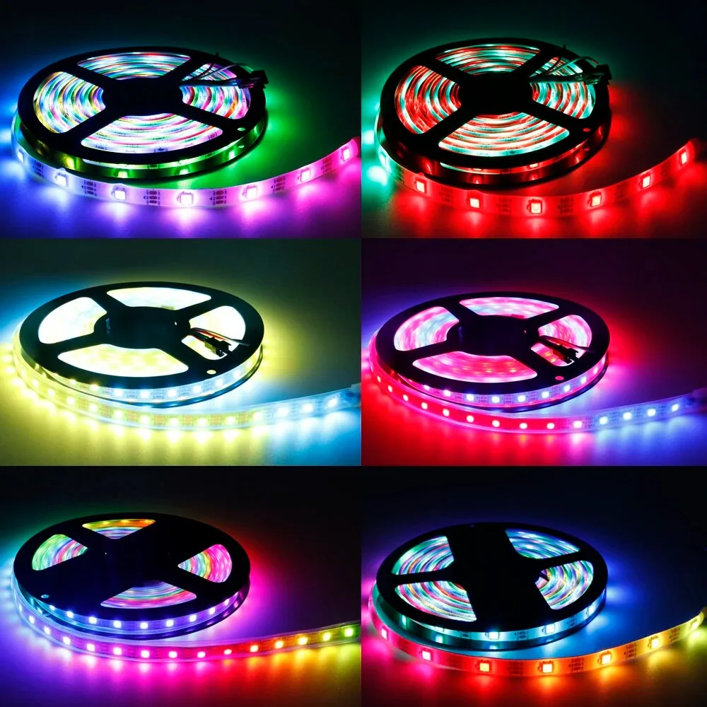 WS2812 DC 5V RGB LED 스트립 모듈 상세 이미지