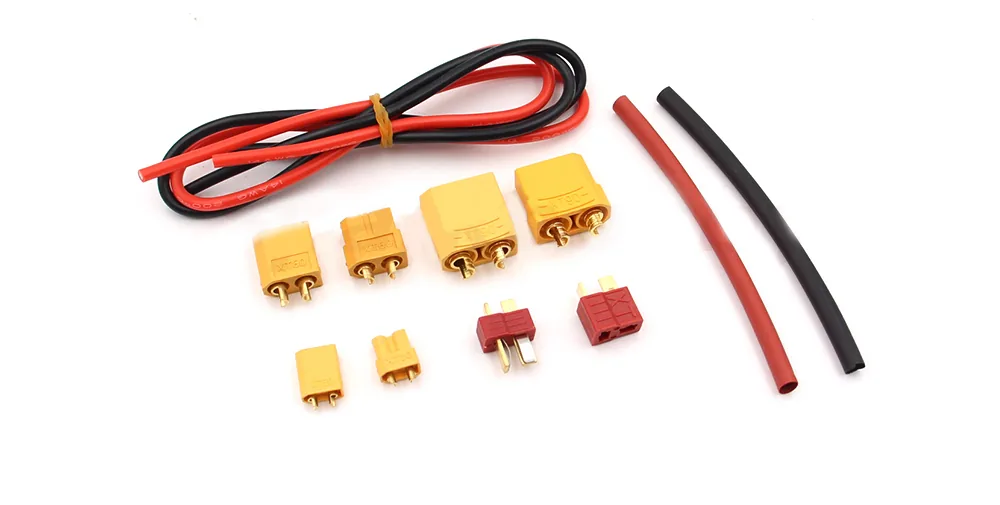 커넥터 DIY 박스, XT30, XT60, XT90, T-플러그, 실리콘 와이어, 수-암 키트, RC FPV 드론, 자동차 리포 배터리 액세서리 상세 이미지
