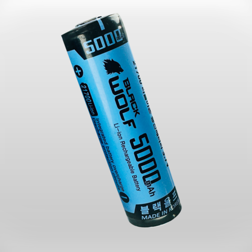 BLACK WOLF 21700 삼성셀 보호회로 충전지 5000mAh