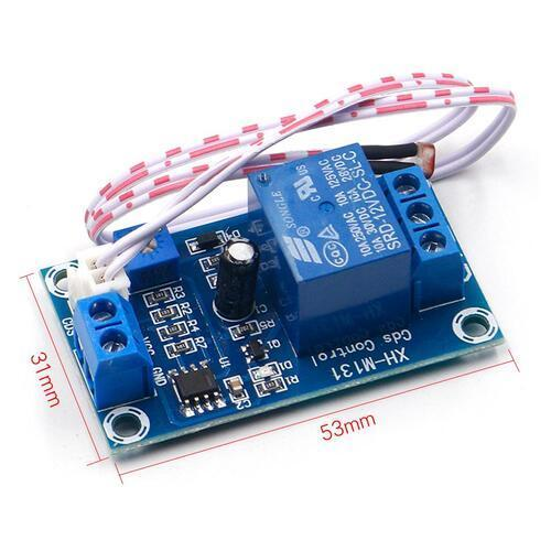 XH-M131 포토레지스터 광센서 릴레이 베어 모듈 DC 5V·12V·24V