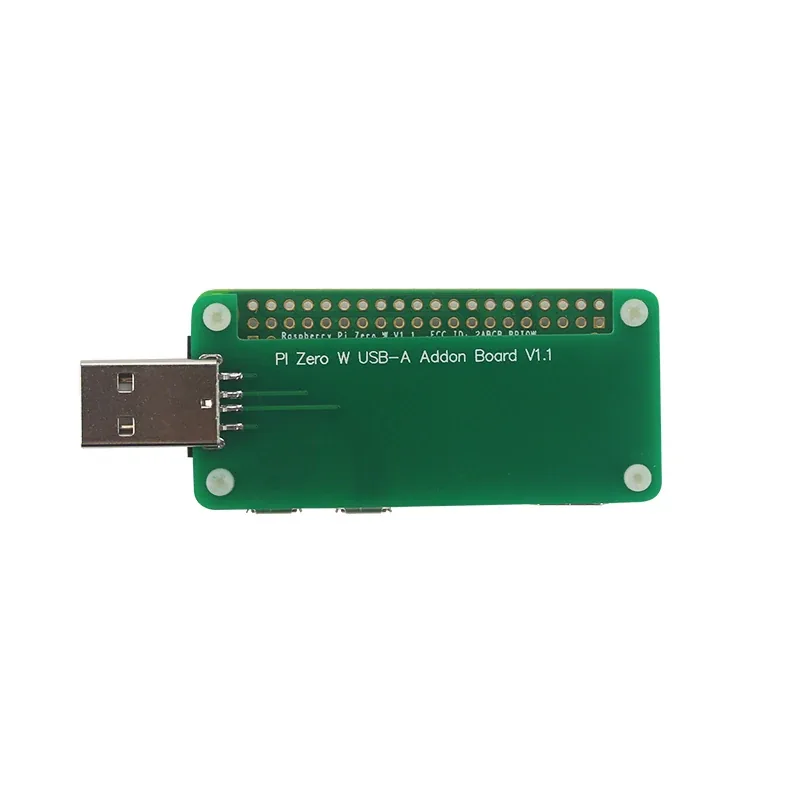 Raspberry Pi Zero W 호환 수동 USB-A 애드온 보드·아크릴 케이스 상세 이미지